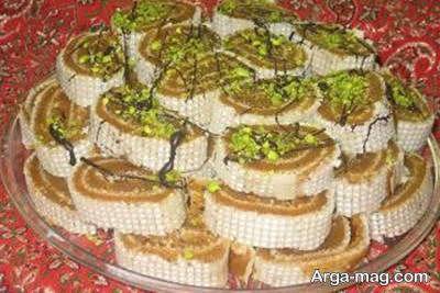 دستور تهیه حلوای رولتی فوق العاده خوش مزه