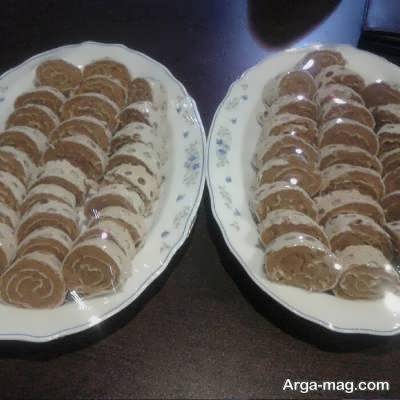 طرز تهیه حلوای رولتی خوش مزه و جالب