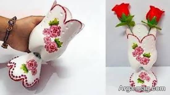 ساخت گلدان با بطری