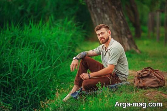 فیگور زیبا و خاص برای آقایان در طبیعت