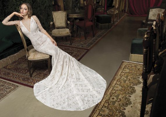 مدل لباس عروس بدون پف