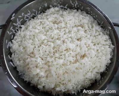 برنج آبکش شده 