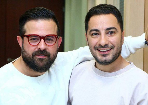 صابر ابر و نوید محمدزاده در سریال جدید "قورباغه"