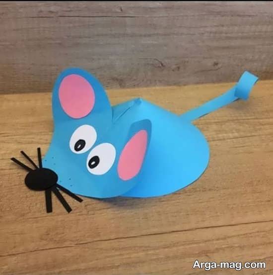 خلاقیت ساخت موش کاغذی