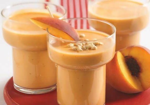 طرز تهیه اسموتی هلو