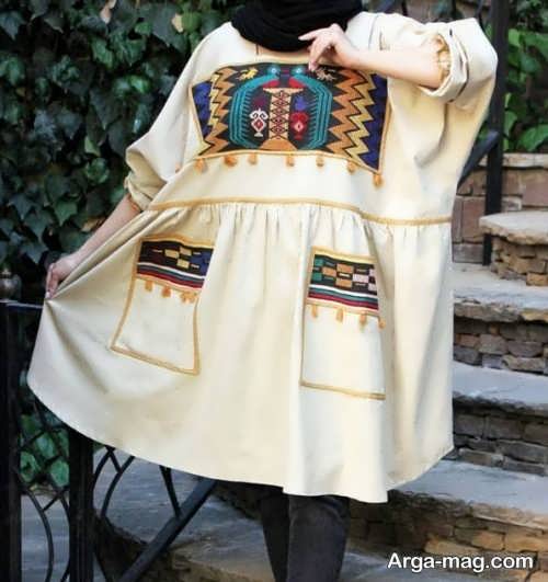 مدل مانتوی سنتی سفید