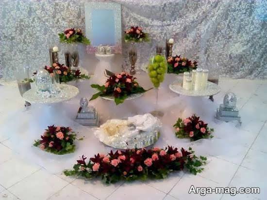 تزئینات گل سفره عقد