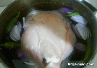پخت گوشت مرغ 