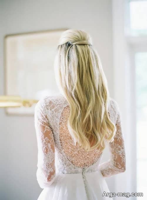 مدل موی ساده عروس 