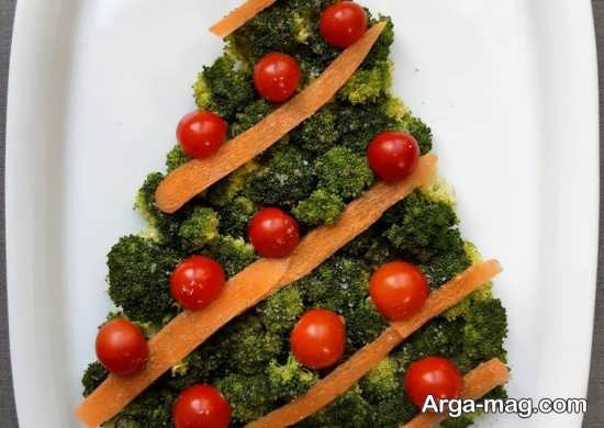 دیزاین جالب سالاد با گوجه گیلاسی