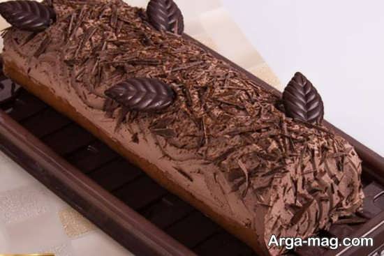 روش تزیین کیک با شکلات