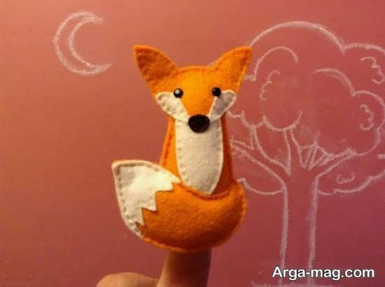 خلاقیت نمدی ساخت روباه