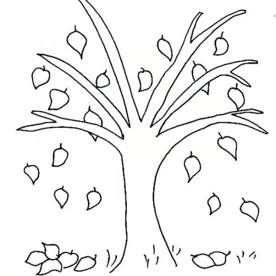 نقاشی درخت برای کودکان 