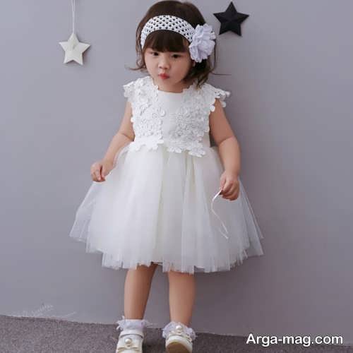 لباس عروس کوتاه برای کودک 
