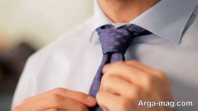بستن کراوات با گره ساده 