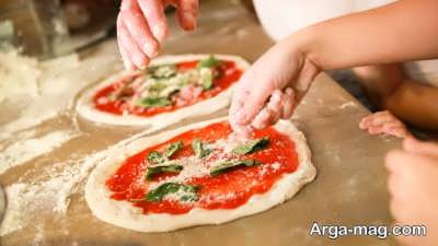 پختن پیتزای ایتالیایی