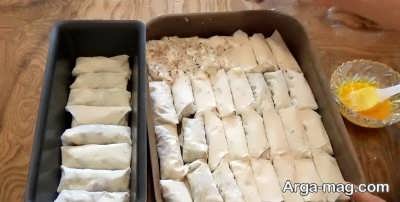 طرز تهیه بورک بادمجان