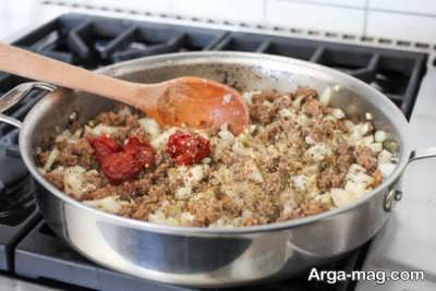 روش تهیه بورک بادمجان