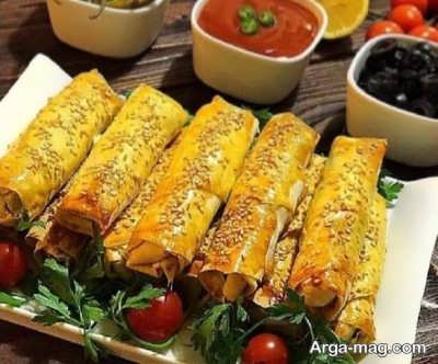 روش تهیه و درست کردن بورک بادمجان