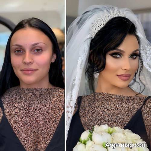 آرایش قبل و بعد عروس 