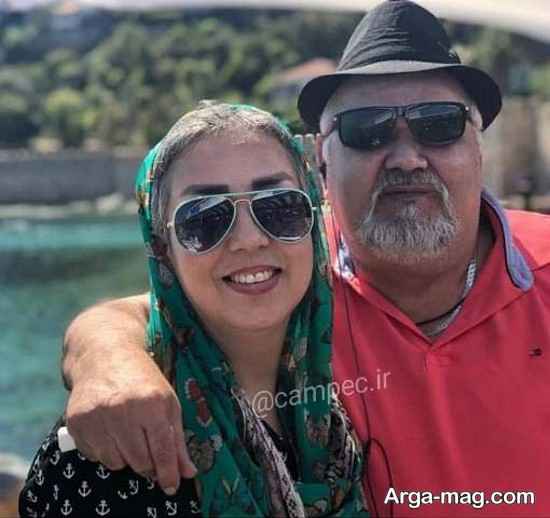 سفر ترکیه اکبر عبدی در کنار همسر 