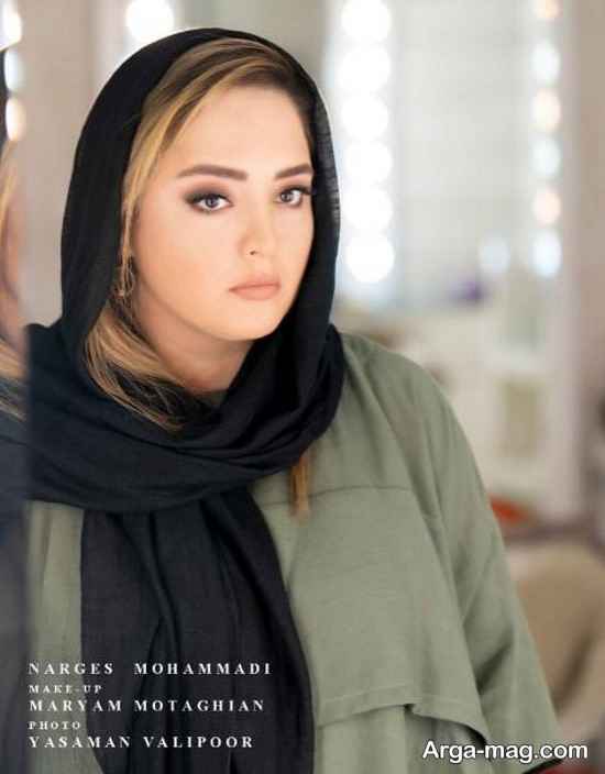 مدل آرایشی جدید از نرگس محمدی 