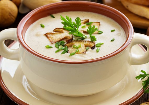 طرز تهیه سوپ قارچ