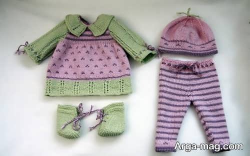 طرح لباس گرم نوزاد 