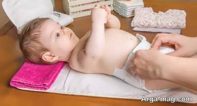  حساسیت پوستی کودک به پوشک