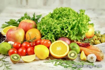 استفاده از میوه و سبزیجات