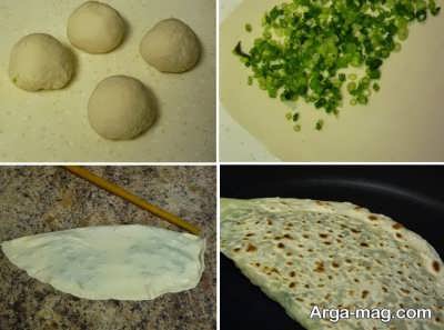  تهیه مراحل نان کلانه با روشی آسان