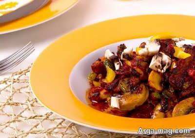 درست کردن خوراک بادمجان با دستوری ساده