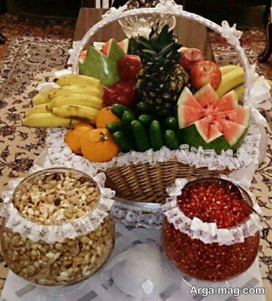 مجموعه زیبای تزئین میوه برای شب یلدا