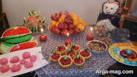 تزئینات انار برای شب یلدا با ایده های شیک