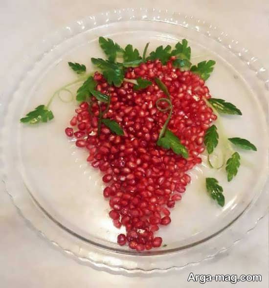 تزئینات زیبای انار برای شب یلدا
