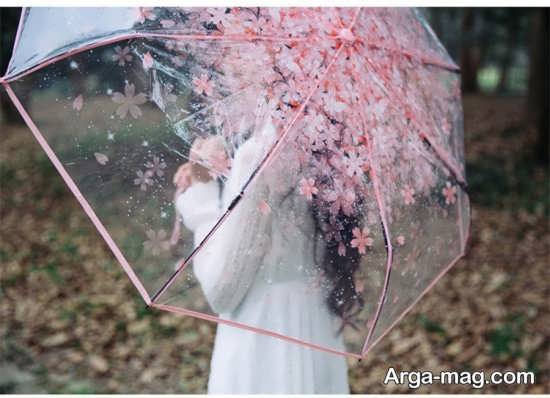 ایده زیبا و خاص با چتر