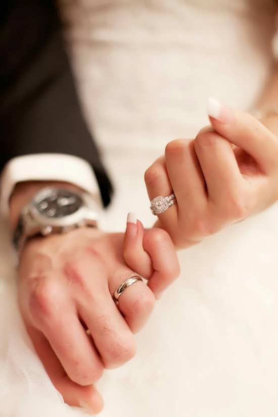 تصویر حلقه ادواج برای عروس و داماد