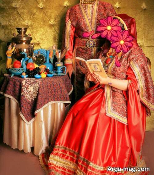 مدل لباس زنانه در دوران قاجار 