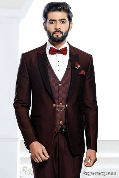 پوشیدن کت و شلوار ززرشکی برای عروسی