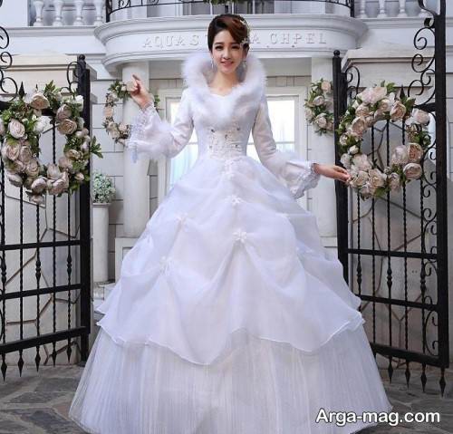 لباس عروس پوشیده 