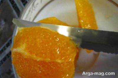 فیله کردن پرتقال 