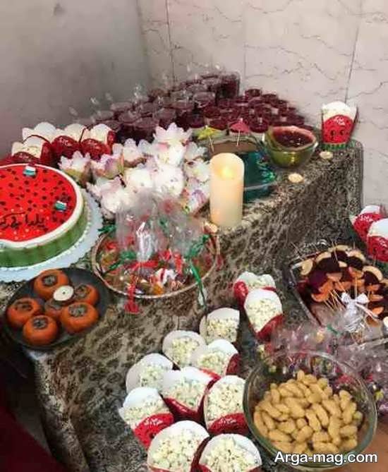  تصاویر تزئینات شب یلدا مدرسه