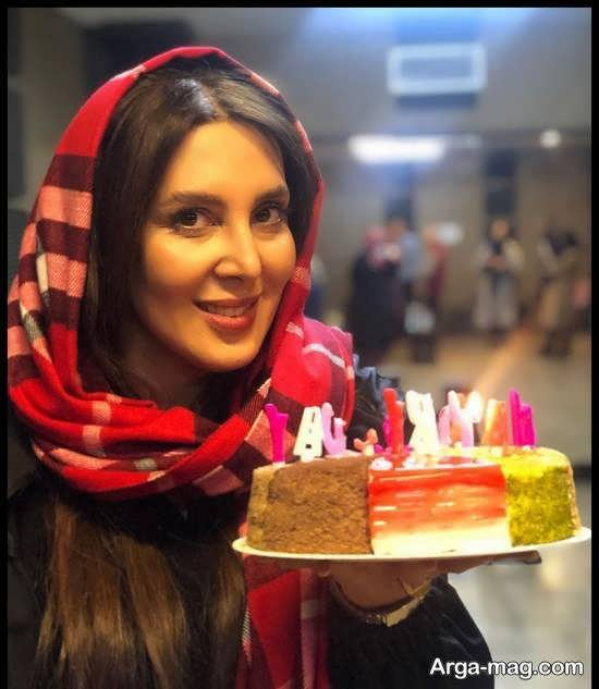 جشن تولد سی و هشت سالگی لیلا بلوکات بازیگر معروف ایرانی