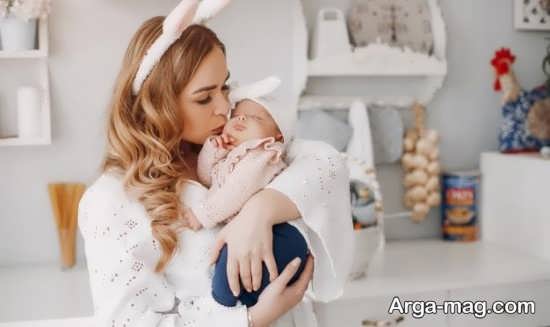 جذاب ترین ژست عکس آتلیه نوزاد