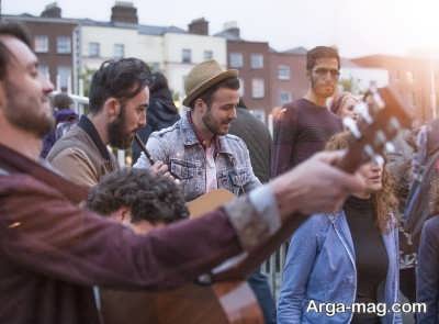 اجرای موسیقی زنده در خیابان های ایرلند