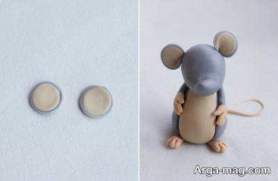 ساخت گوش عروسک موش 