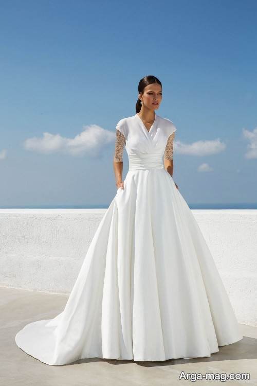 مدل لباس عروس ساده و جدید 