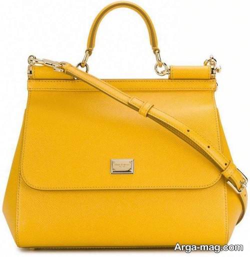 مدل کیف زرد زنانه 
