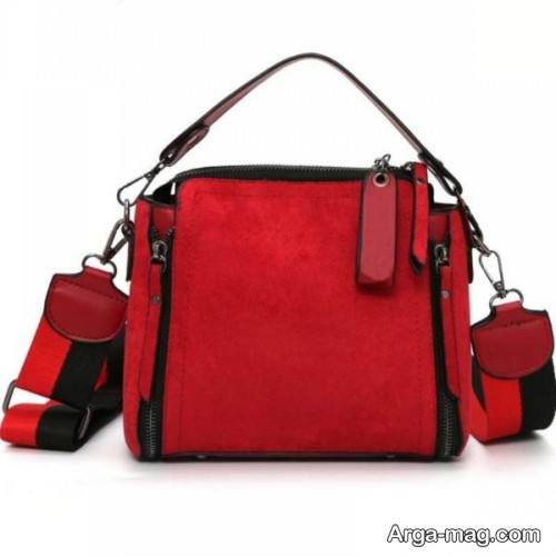 کیف قرمز زنانه 