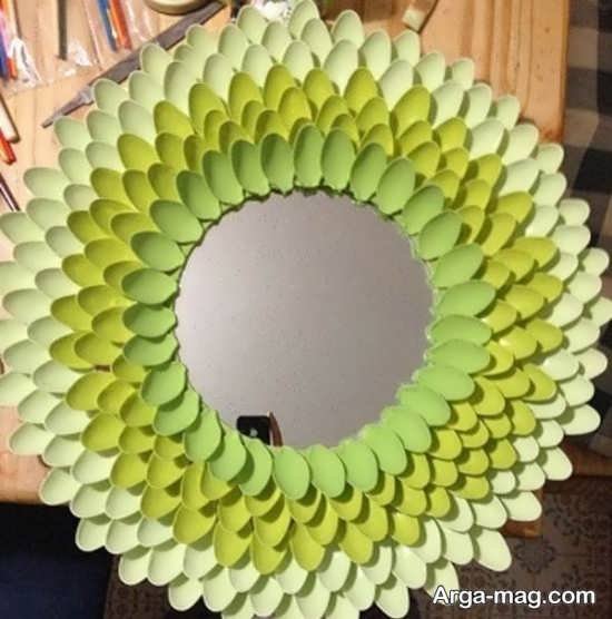تزئین زیبای قاب آینه